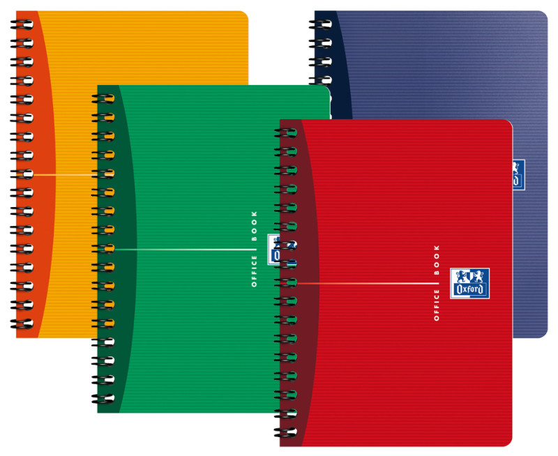 Oxford Office Carnet à reliure spirale, 110 x 170 mm