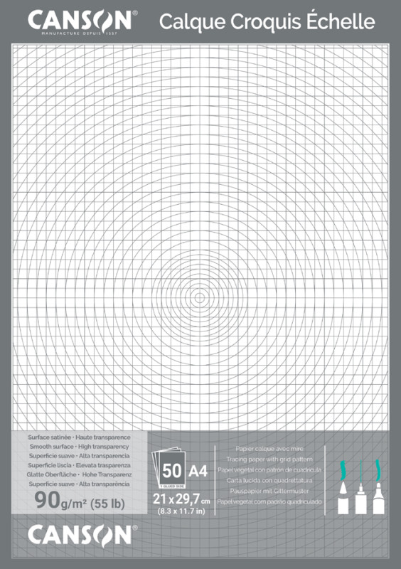 Papier calque - A3 - 90/95 g/m² - CANSON