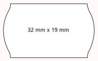agipa Etiquettes pour étiquetteuse, 32 x 19 mm agipa Etiquettes pour étiquetteuse, 32 x 19 mm