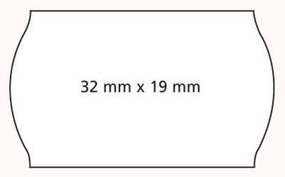 agipa Etiquettes pour étiquetteuse, 32 x 19 mm