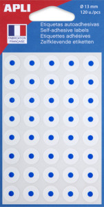 agipa Oeillets adhésifs en pochette blanc, diamètre: 13 mm