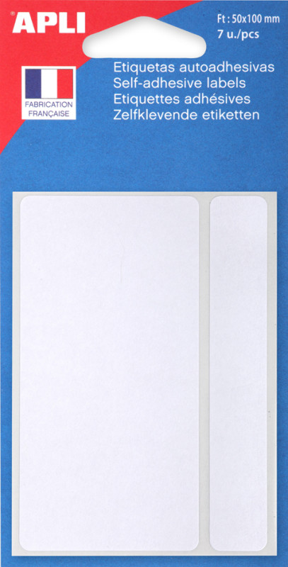 agipa Etiquettes multifonctions, 8 x 20 mm, blanches