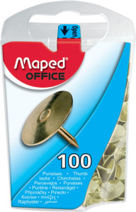 Maped Punaises, cuivrées, diamètre: 10 mm