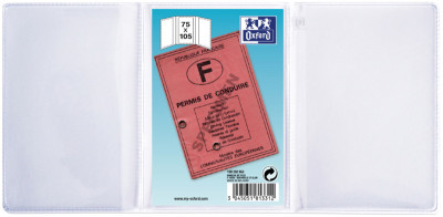 ELBA Etuis de poche, PVC, 3 volets, 0,20 mm, 75 x 105 mm