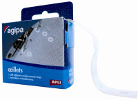 agipa Oeillets de renforcement, blanc, diamètre: 12,5 mm agipa Oeillets de renforcement, blanc, diamètre: 12,5 mm