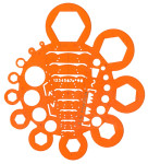 MINERVA Trace écrous et boulons (rond), No. 2 MINERVA Trace écrous et boulons (rond), No. 2