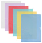 ELBA Pochettes coin Fard'Liss, format A4, PVC 0,18 mm, ELBA Pochettes coin Fard'Liss, format A4, PVC 0,18 mm,