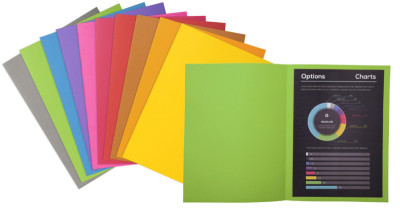 EXACOMPTA Chemises ROCK'S, A4, blanc