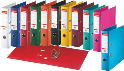 Esselte Classeur en plastique Standard, A4, 75 mm, vert