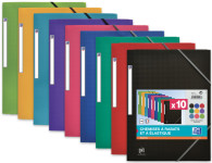 ELBA Chemises à élastiques Memphis, en PP, couleur assortie