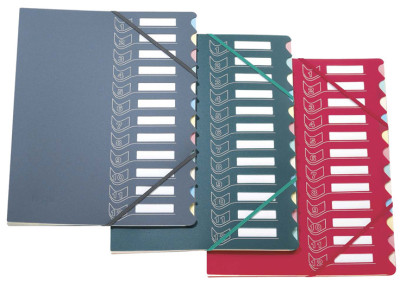extendos Trieur à élastique série 437, 7 touches, assorti,