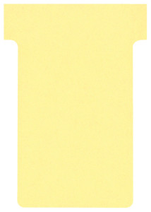 NOBO Fiches T, indice 1 / 28 mm, 170 g/m2, jaune
