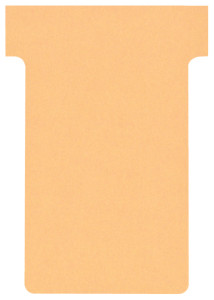 NOBO Fiches T, indice 3 / 92 mm, 170 g/m2, orange