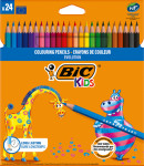 BIC KIDS Crayons de couleur Evolution ECOlutions, étui en
