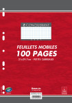 CONQUERANT SEPT Feuillets mobiles 210 x 297 mm, quadrillé