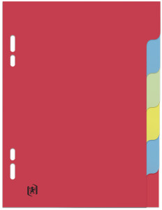 ELBA Intercalaires sans inscription, 170 x 220 mm, coloré,