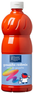 LEFRANC & BOURGEOIS Gouache liquide 1.000 ml,rouge vermillon