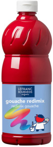 LEFRANC & BOURGEOIS Gouache liquide 1.000 ml, rouge carmin