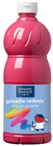 LEFRANC & BOURGEOIS Gouache liquide 1.000 ml, rouge carmin