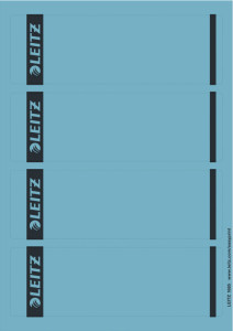 LEITZ étiquette pour dos de classeur, 61 x 192 mm, court,