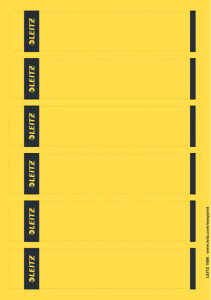 LEITZ étiquette pour dos de classeur, 39 x 192 mm, court,