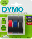 DYMO Ruban d'estampage, 9 mm de large, 3 m de long, bleu,