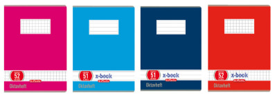 herlitz Cahier Octave x.book, format A6, ligné, 70g/m2, 60