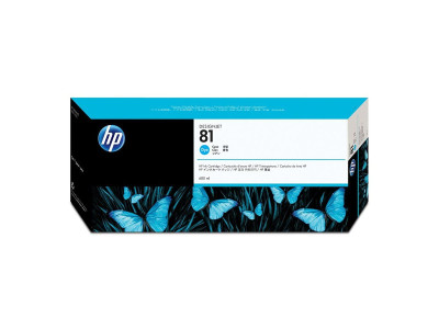 HP : CARTOUCHE encre CYAN NO81 CYAN pour DesignJet 5000 O