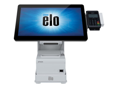 Elo Touch : MPOS FLIP STD WHITE 3IN printer CFD STAND only en