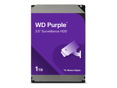 Western Digital : 1TB PURPLE 64Mo 3.5IN SATA 6GB/S INTELLIPOWERRPM