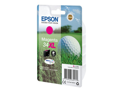 Epson : SINGLEpack MAGENTA 34XL DURABRITE GOLF BALL