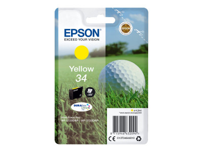 Epson cartouche encre Jaune 34 Durabrite GOLF BALL