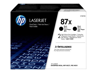 HP : TONER cartouche 87X BLACK DUAL pack