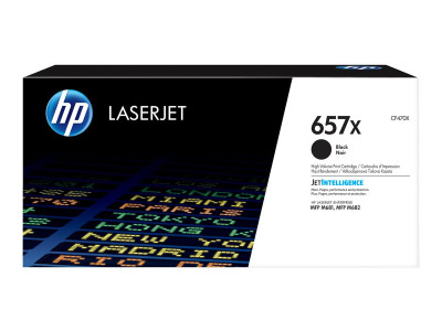 HP : Laserjet cartouche toner 657X grande capacité BLACK