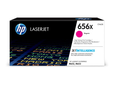 HP : Laserjet cartouche toner 656X grande capacité MAGENTA