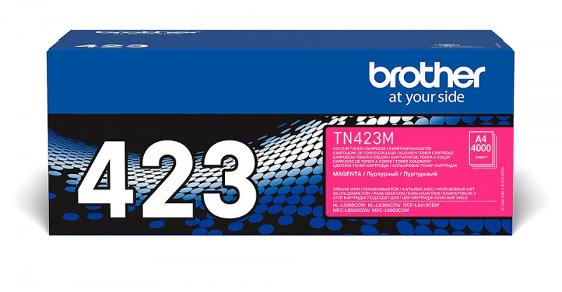 Brother TN-423M Toner Magenta 4000 pages pour DCP-L8410CDW HL-L8260CDW HL-L8360CDW MFC-L8690CDW MFC-L8900CDW
