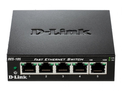 D-Link : 5-PORT 10/100 METAL HOUSING DESKTOP SWITCH