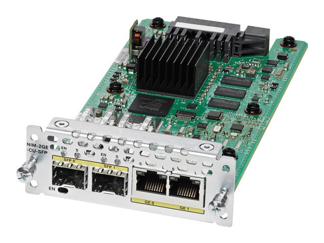Cisco : 2-PORT GE WAN NIM DUAL-MODE RJ45 & SFP