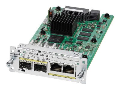 Cisco : 2-PORT GE WAN NIM DUAL-MODE RJ45 & SFP