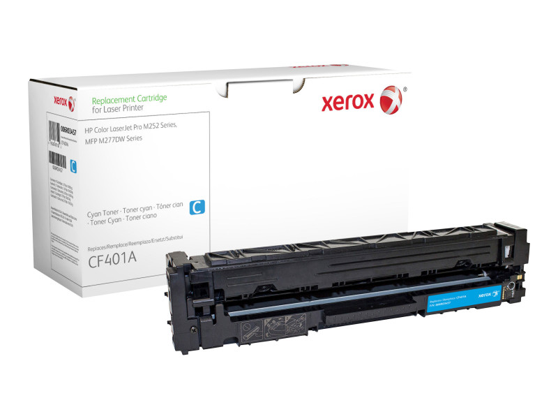 Xerox Cyan cartouche toner équivalent à JetIntelligence HP 201A - CF401A - 1400 pages