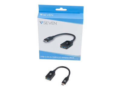 V7 : USB-C TO USB3.1 ADAPTER M pour 10CM BLACK