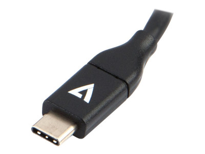 V7 : USB-C TO USB3.1 ADAPTER M pour 10CM BLACK