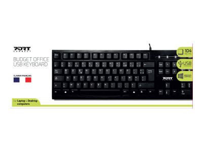 Port Technology : KEYBOARD OFFICE BUDGET bulk fr