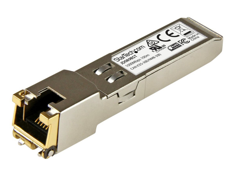 Startech : SFP GIGABIT RJ45 en CUIVRE - COMPATIBLE HP JD089B - 100 M