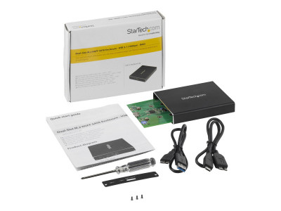 Startech : BOITIER USB 3.1 DUAL SLOT pour SSD M.2 SATA - RAID - USB-C/A