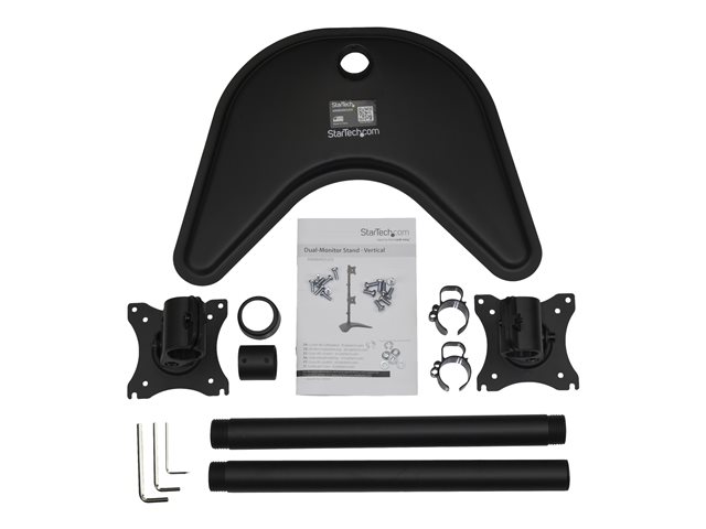 Bureau Pour Deux Ecrans : Startech support de bureau pour deux ecrans jusqu a vertical