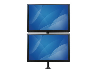 Startech : SUPPORT de BUREAU pour DEUX ECRANS JUSQU A 27 - VERTICAL