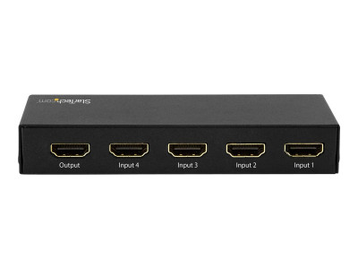 Startech : 4X1 HDMI VIDEO SWITCH - 4K60 4-PORT HDMI SWITCHER - 4K 60 HZ