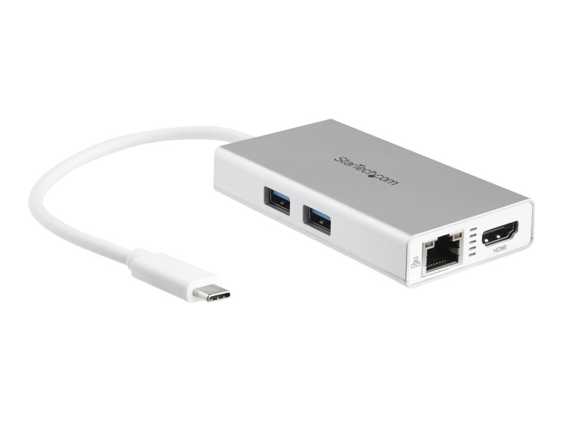 StarTech.com DKM31C3HVCPD  StarTech.com Adaptateur Multiport USB C -  Station d'Accueil USB C avec Sortie Vidéo USB-C DP Alt Mode/4K HDMI 2.0/VGA  - Hub/Dock USB C Double Écran - Mini Station d'Accueil