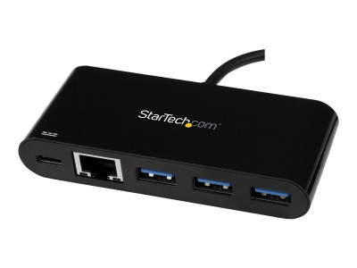 Startech : ADAPTATEUR USB-C VERS GBE avec HUB USB 3.0 A 3 PORTS avec PD